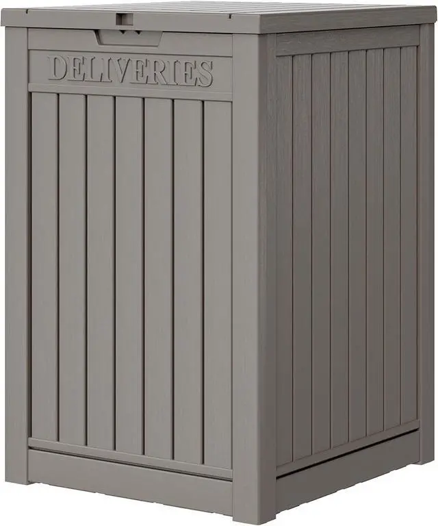 Main image of Package Delivery Box for Outside, 48 Gallon Storage with Lockable Secure, Large Resin Outdoor Package Drop Container