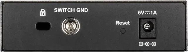 Alt view image 6 of 6 - D-Link 5-Port Gigabit Smart Managed Switch | 5GbE Ports | L2 |VLANs | Web Managed | Desktop| Fanless | NDAA Compliant | Lifetime Protection (DGS-1100-05V2)