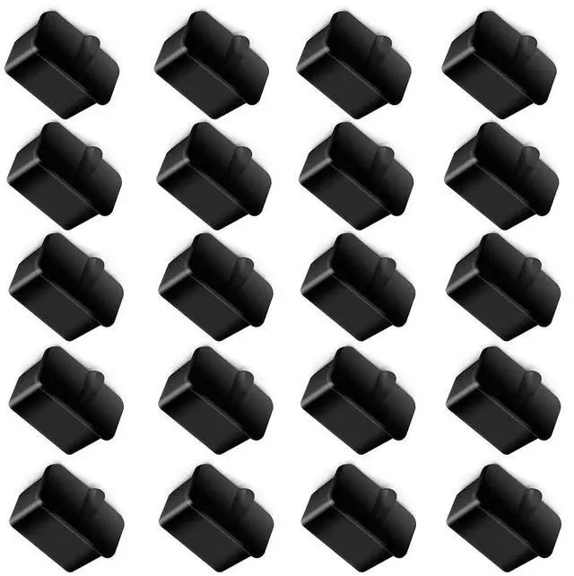 Alt view image 2 of 6 - SFP SFP+ XFP Dust Covers Caps Suitable for Open Slot on Network Switch Silicone Type A 20pcs/Pack