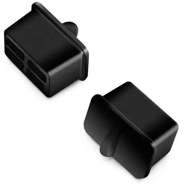 Alt view image 3 of 6 - SFP SFP+ XFP Dust Covers Caps Suitable for Open Slot on Network Switch Silicone Type A 20pcs/Pack