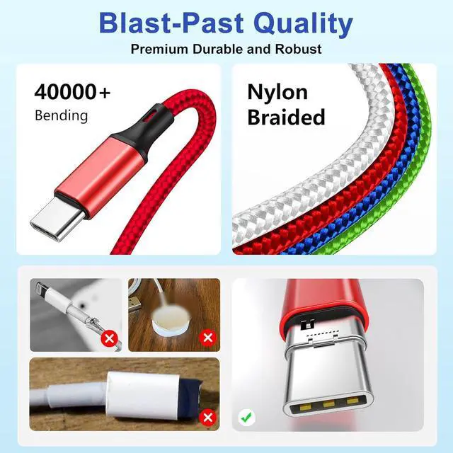 Alt view image 6 of 7 - Upgraded Multi Charging Cable for Apple Watch Charger 4 in 1 Magnetic iWatch Charger Nylon Braided USB C/L/Micro Compatible with iWatch Series 10-1/iPhone 16 15/Galaxy Android-4FT