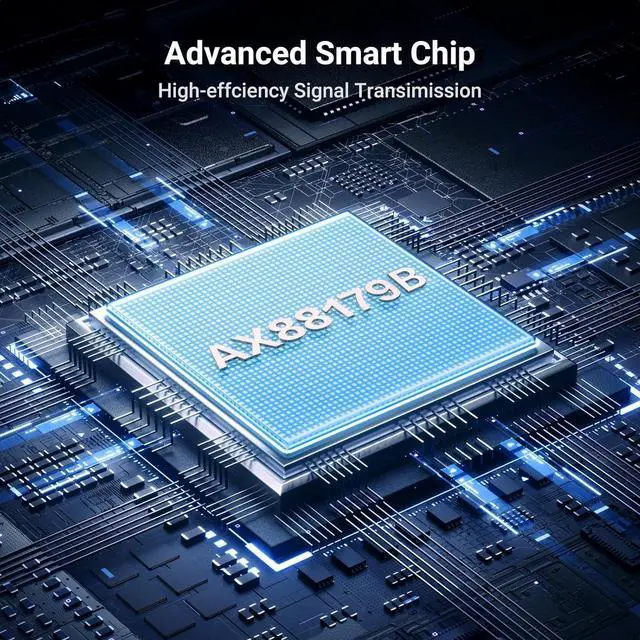 Alt view image 6 of 7 - USB to Ethernet Adapter Plug and Play Ethernet Adapter Aluminium Shell 1Gbps Gigabit RJ45 to USB 3.0 Network Dongle Compatible with Nintendo Switch Laptop MacBook Surface Pro Windows