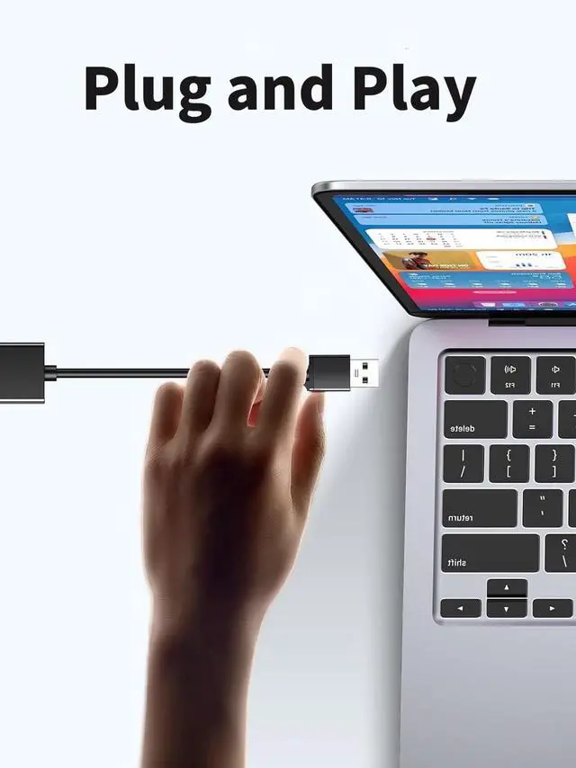 Alt view image 4 of 7 - USB 3.0 to Ethernet Adapter, Driver Free to 10/100/1000 Gigabit Ethernet LAN Network, Aluminum Portable USB-A Compatible for MacBook,Surface,Windows,Vista,Mac,Linux,and More