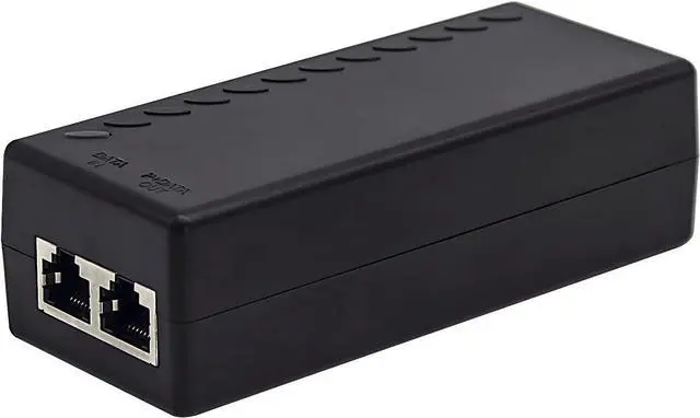 Main image of Gigabit PoE+ Injector Adapter - 30W 48V Power Over Ethernet Plus - 10/100/1000Mbps IEEE 802.3af/at Compliant - Up to 100 M (328 ft) Range, by ThePoEstore