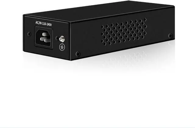 Main image of PoE Injector Up to 90w Power Supply, 2.5 Gigabit PoE Adapter for IP Cameras and VoIP Phones Network Distance Up to 328 ft. PoE Power Supply IEEE 802.3af Compliant Plug & Play Desktop UL Certified