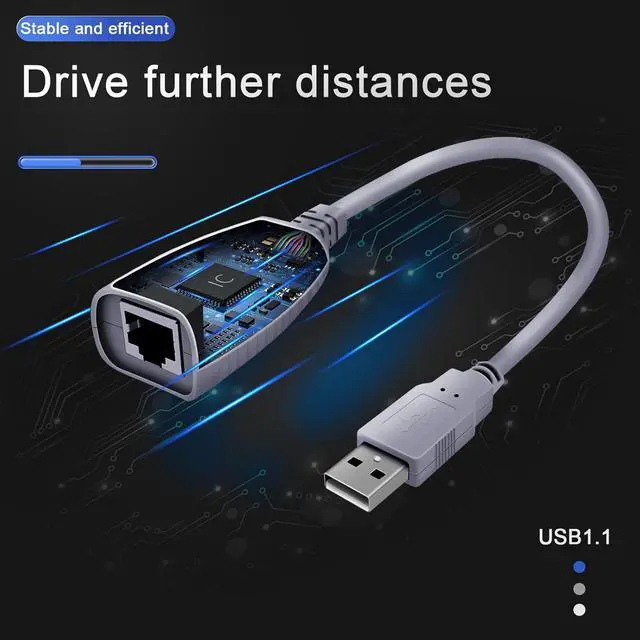 Alt view image 7 of 7 - Cat5 to USB Adapter, USB Extender rj45 Up to 164ft/50m, Supports USB1.1 Protocol Over Cat5a/Cat6 Ethernet Compatible with USB2.0 Mouse, Keyboard, Printer