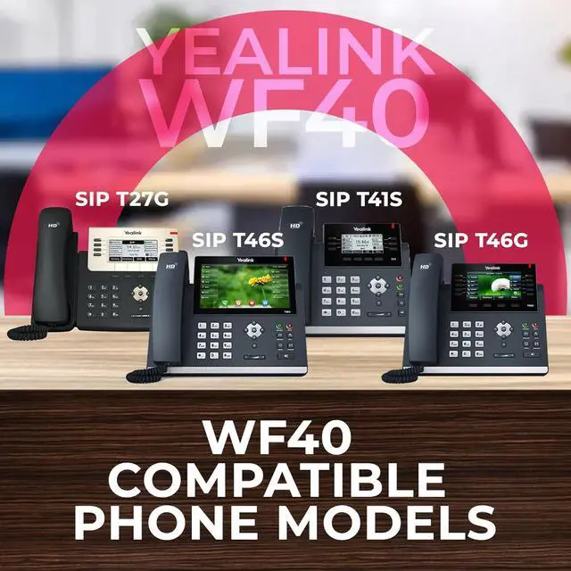 Alt view image 6 of 7 - Yealink WF40 USB Wi-Fi Dongle Adapter for Desk Phones - Compatible Phone Models - T46U, T48U,T43U, T44U, T42U, T46S, T48S, T42S,T41S, T53, T52S, T27G, T29G, T46G,T48G Global Teck Microfiber Cloth