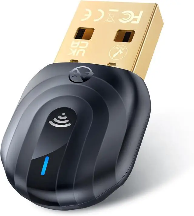 Main image of ZEXMTE 5.1 USB Bluetooth Adapter for PC, Bluetooth Dongle for PC, 50M/164FT Long Range Stable Signal, with FPC Antenna, Windows 11/10/8 Plug & Play