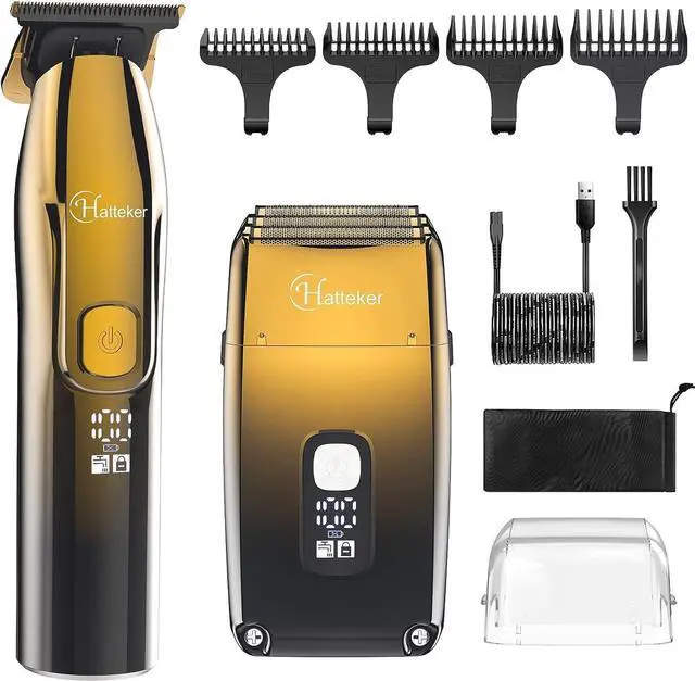Main image of Hatteker Foil Shaver Bald Head Shaver Electric Shaver Razor for Men Precision Trimmer Beard Clipper Triple Blades Waterproof Cordless