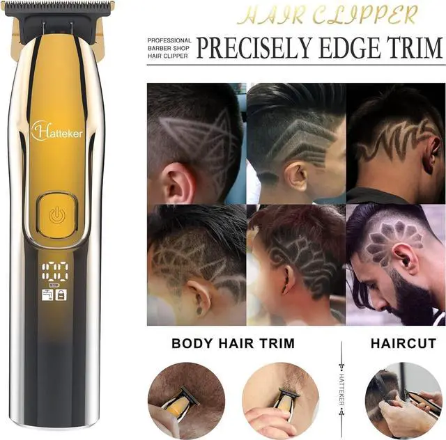 Alt view image 5 of 7 - Hatteker Foil Shaver Bald Head Shaver Electric Shaver Razor for Men Precision Trimmer Beard Clipper Triple Blades Waterproof Cordless