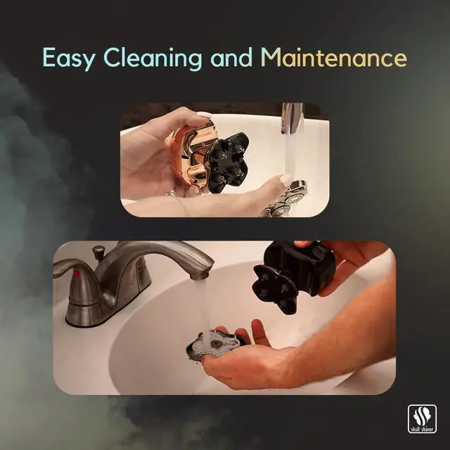 Alt view image 7 of 7 - Skull Shaver Carver PRO 4 Head Replacement Blade - Shaver Blade for Wet & Dry Shaving - Rotary Heads Design - Japanese Stainless Steel - Compatible with Pitbull, Palm & Butterfly Kiss Shavers