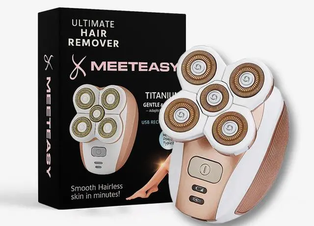 Alt view image 2 of 7 - Electric Leg Shaver for Women - Rechargeable Painless Lady Razor for Leg Face Lips Body Underarms Armpit - Female Cordless Bikini Trimmer