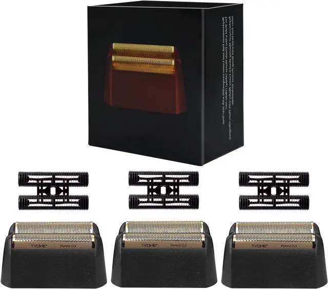 Alt view image 2 of 7 - Professional 5 Star Series Finale Shaver Replacement Foil and Cutter Bar Assembly Compatible with wahl Foil Heads 7031-100/7043-100,Fit for #8061 8164 Shaver (Black 3 Pack)