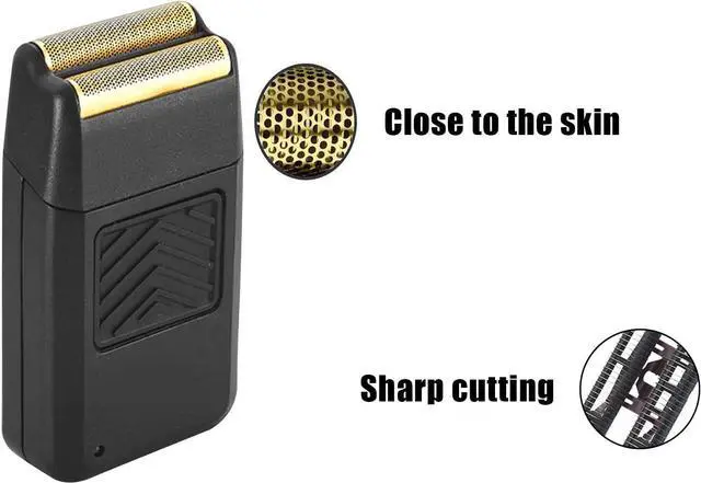 Alt view image 6 of 7 - Professional 5 Star Series Finale Shaver Replacement Foil and Cutter Bar Assembly Compatible with wahl Foil Heads 7031-100/7043-100,Fit for #8061 8164 Shaver (Black 3 Pack)