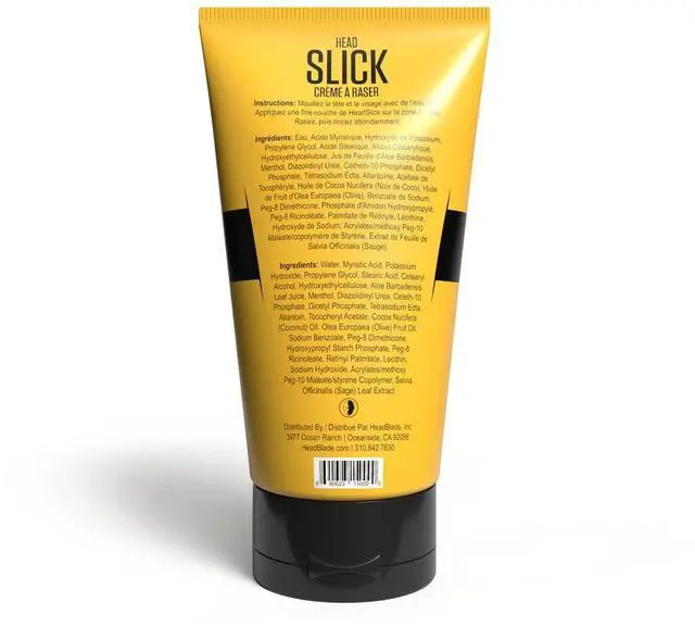 Alt view image 4 of 7 - Moto Men's Head Shaving Starter Kit with 5oz HeadSlick Shaving Cream, Shaving Razor, Blade Refills