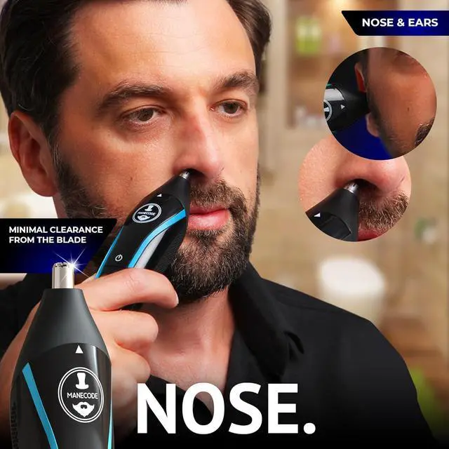 Alt view image 7 of 7 - 11-in-1 Men's Beard and Mustache Electric Trimmer Kit, Cordless Body and Nose Hair Razors, Set of Beard Clippers, USB Rechargeable Battery, Shaver for Men, Lifetime Self-Sharp Blades