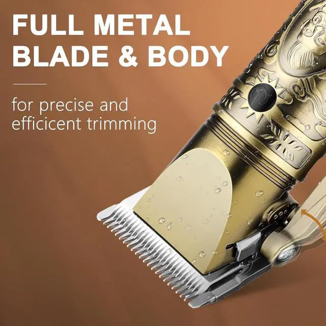 Alt view image 2 of 6 - GSKY Professional Hair Clippers, Beard Trimmer for Men Electric Razor, Clippers and Trimmers Set Shavers for Men, Barber Clippers Hair Cutting Kit