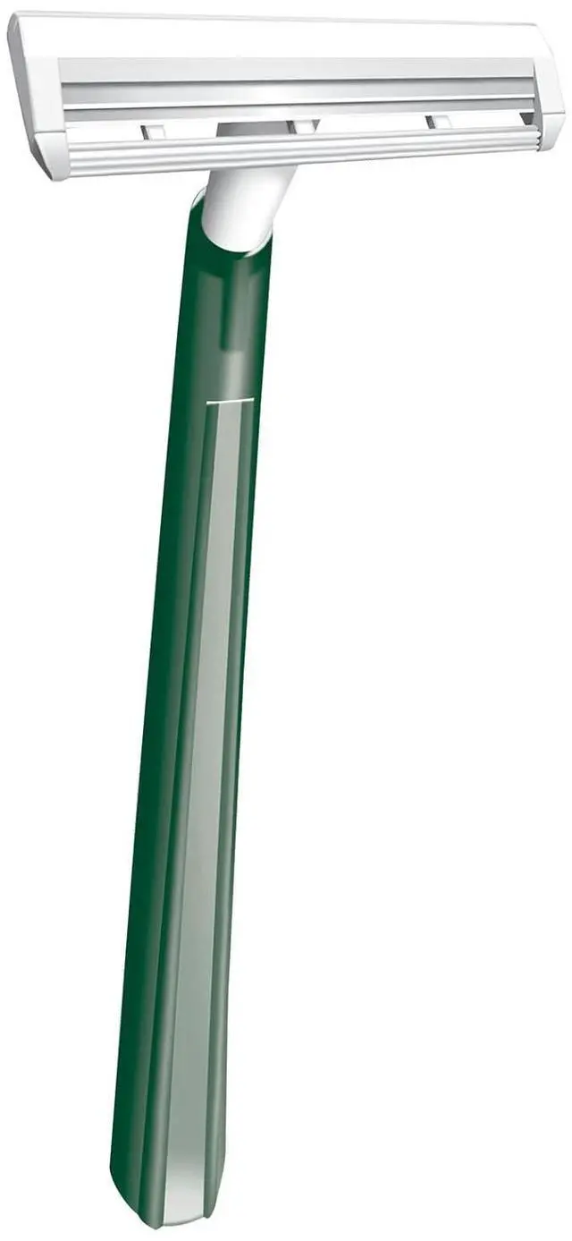 Alt view image 4 of 6 - BIC Twin Select Disposable Razors; 2 Blades For a Smooth and Comfortable Shave; Sensitive Skin; Green Handle; 10 Piece Razor Set