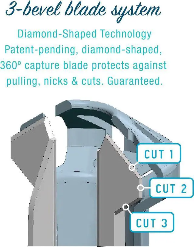 Alt view image 3 of 7 - Conair Ear and Nose Hair Trimmer for Women, Cordless Battery-Powered, Patent 360 Bevel Blade for No Pull, No Snag Trimming Experience, True Glow by Conair