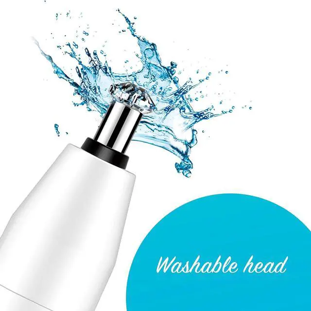 Alt view image 4 of 7 - Conair Ear and Nose Hair Trimmer for Women, Cordless Battery-Powered, Patent 360 Bevel Blade for No Pull, No Snag Trimming Experience, True Glow by Conair