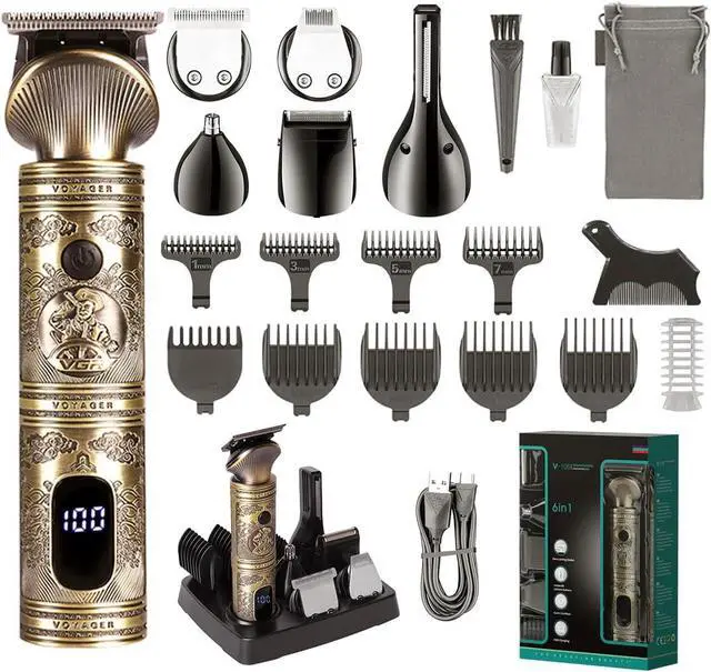 Main image of Beard Trimmer for Men,Cordless Hair Clipper,Electric Razor Shavers for Men,All in One Waterproof Mens Grooming Kit for Head Mustache Face Nose Ear Body Hair, with Storage Bag and Stand Holder,Gifts