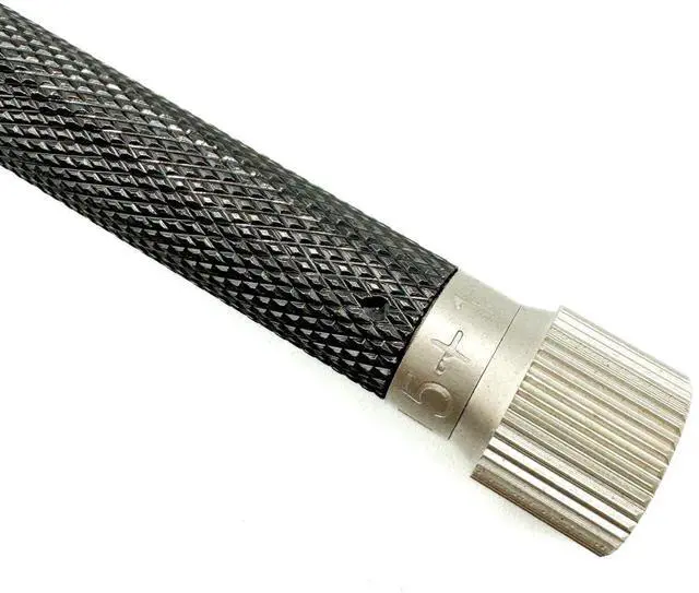 Alt view image 4 of 5 - Parker THE VARIANT OPEN COMB - ADJUSTABLE Double Edge Safety Razor, Customize your Shave with a Turn of the Dial from Mild to Aggressive - 5 Blades Included (Graphite Gray)