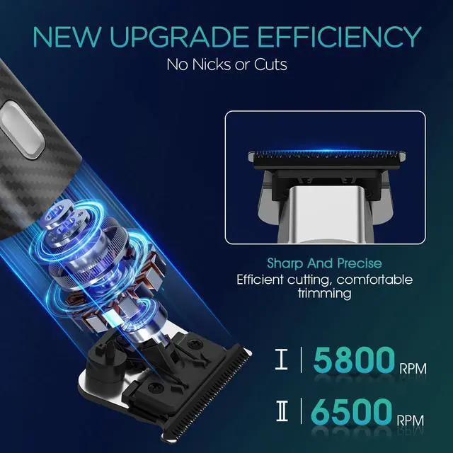 Alt view image 3 of 7 - VOYOR Body Hair Trimmer for Men,Electric Razor,Versatile Groin & Body Trimmer,Waterproof and Cordless Shaver, Manscaper for Men, USB-C Charging Groomer,Ceramic Blade Razor Male Grooming HT310 (Black)