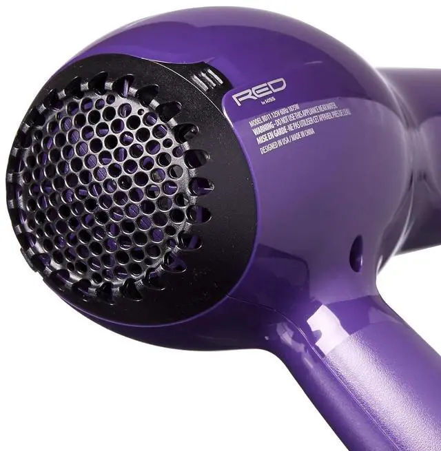 Alt view image 4 of 7 - RED by Kiss Titanium 2300 Detangler Dryer 4X Faster Straightening 3 Bonus Titanium Detangler Pik Included (Hair Dryer)