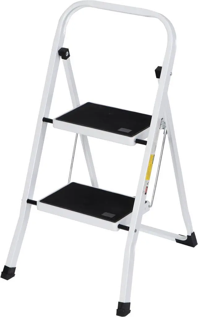Main image of Simpli-Magic Step Ladder, 2 Step Stool Ergonomic Foldable with Wide Anti-Slip Pedal, Multi-Use for Household, Kitchen and Office (300 LBS Capacity)