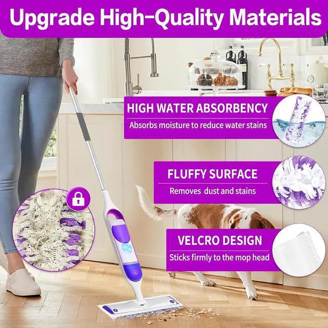 Alt view image 5 of 7 - Disposable Power Mop Pads Refills Compatible with Swiffer Power Mop Pads Replacement for Swiffer Power Mop Refills Multi-Surface Power Mop Pads for Safe On All Finished Floors Cleaning,25 Pack