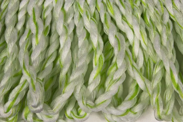 Alt view image 3 of 3 - Commercial Microfiber Dry Mop Pad Refill, 24 Inch Floor Cleaning Pads with Coral Weave and Rope Border, Reusable for Hardwood, Tile, Vinyl, Fits Most Mop Frames, Green Trim, 4-Pack