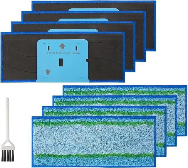 Main image of 8 Pack M6 Mopping Wet Pads for iRobot Braava Jet m6 6110, 6012, 6112, 6113, Ultimate Robot, Wet Mopping Pads Compatible with Braava Jet m Series, Washable and Reusable Roomba Mop Pads