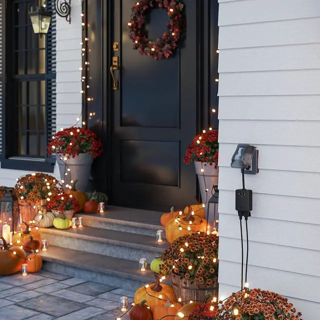Alt view image 2 of 7 - Wyze Plug Outdoor, Dual Outlets Energy Monitoring, IP64, 2.4GHz WiFi Smart Plug, Works with Alexa, Google Assistant, IFTTT, No Hub Required, Black
