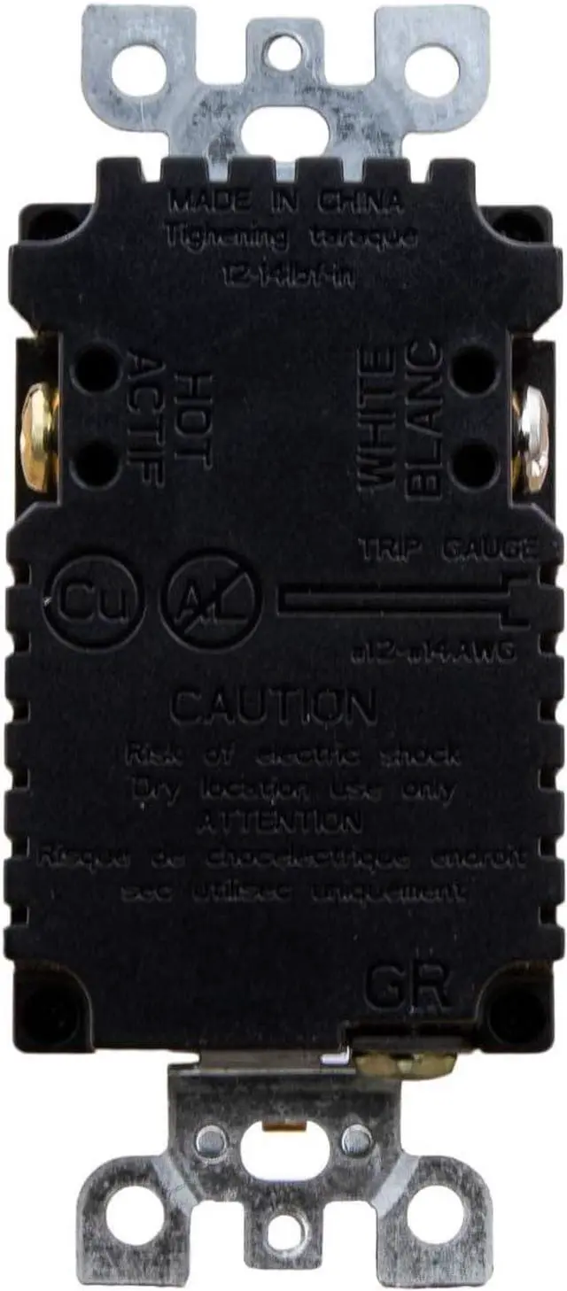 Alt view image 6 of 7 - Maxxima USB Receptacle Outlet - 4.8A USB C/A High Speed 4 USB Wall Charging Ports, Vertical Multi-Plug Socket, Electrical AC Replacement, Outlet Wall Plate Included - White