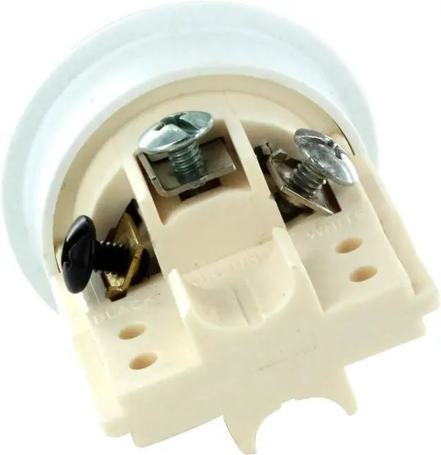 Alt view image 2 of 4 - Self Contained Receptacle - Tamper Resistant - Includes Cover Cap and Mounting Screws - White