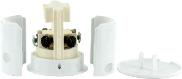 Alt view image 3 of 4 - Self Contained Receptacle - Tamper Resistant - Includes Cover Cap and Mounting Screws - White