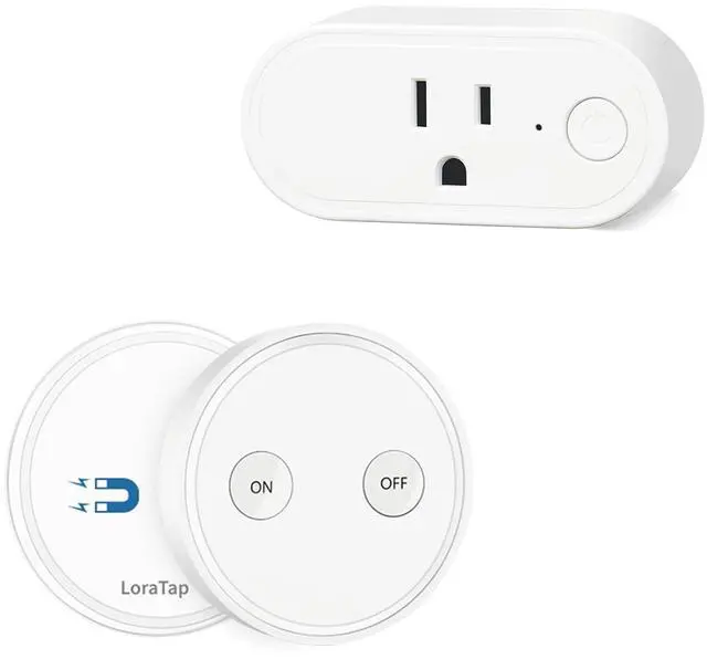 Main image of LoraTap Remote-Control Outlet: Wireless Outlet Switch Indoor  100 FT Range  Programmable & Expandable  Renter Friendly