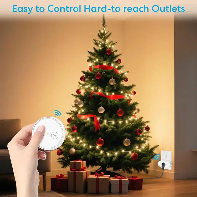 Alt view image 2 of 7 - LoraTap Remote-Control Outlet: Wireless Outlet Switch Indoor  100 FT Range  Programmable & Expandable  Renter Friendly