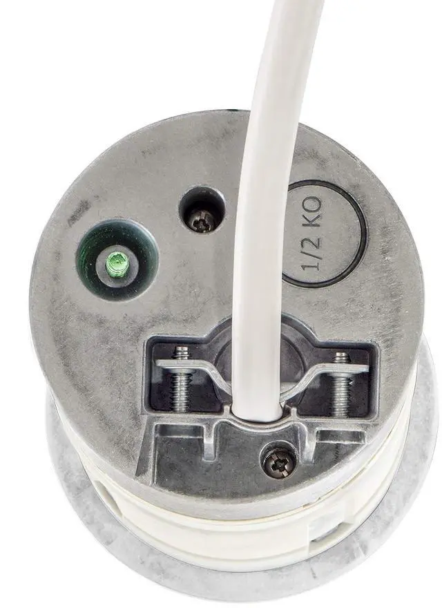Alt view image 5 of 7 - Bryant Electric RCT200W 15A 125V Tamper Resistant Pop-Up Countertop Receptacle Surface Mount, 15 Amp, Powder Coated White