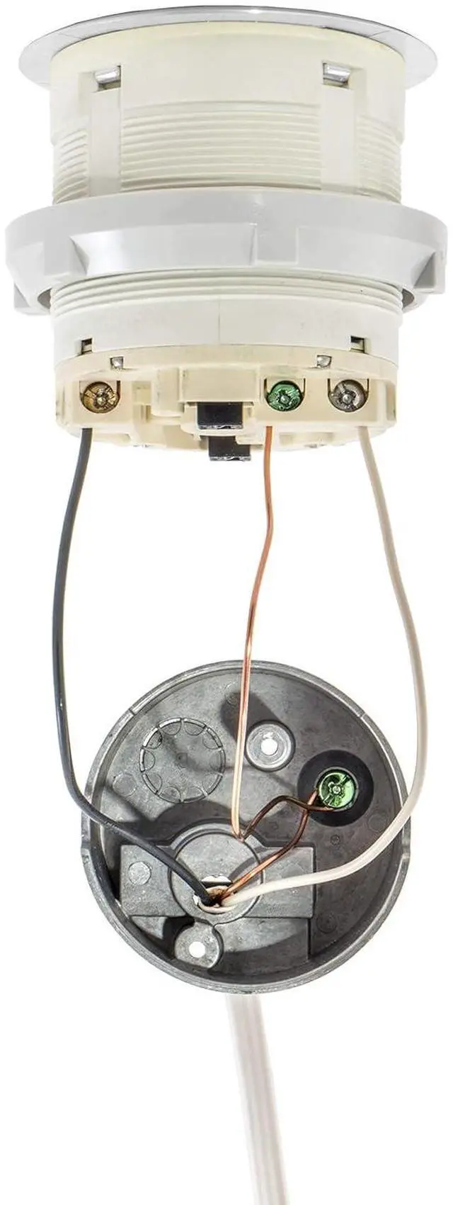 Alt view image 6 of 7 - Bryant Electric RCT200W 15A 125V Tamper Resistant Pop-Up Countertop Receptacle Surface Mount, 15 Amp, Powder Coated White