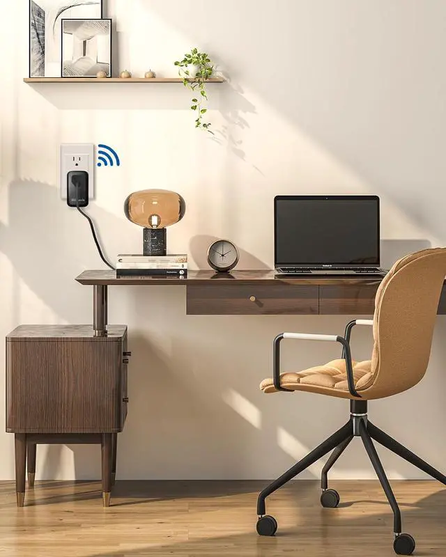 Alt view image 2 of 7 - Remote Control Outlet Plug Wireless On Off Power Switch, Black Remote Light Switch Wireless for Lamp, Light, Fan, Programmable, Compact and Portable, 100ft RF Range, FCC Certified, Battery Included