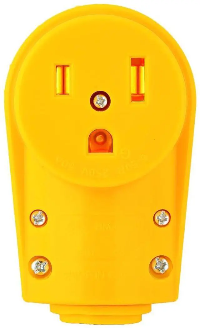 Alt view image 2 of 4 - Nema 6-50R Female Welder Receptacle, 50A 3-Prong ETL Listed Socket