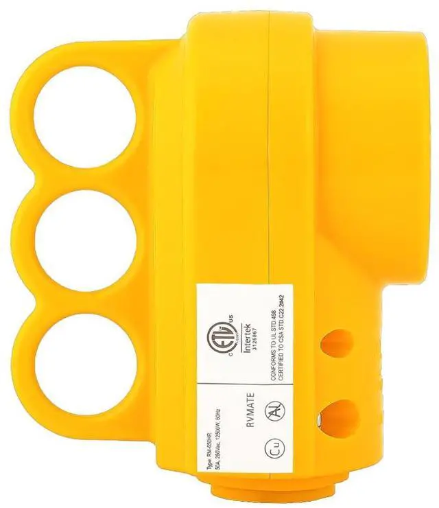Alt view image 3 of 4 - Nema 6-50R Female Welder Receptacle, 50A 3-Prong ETL Listed Socket