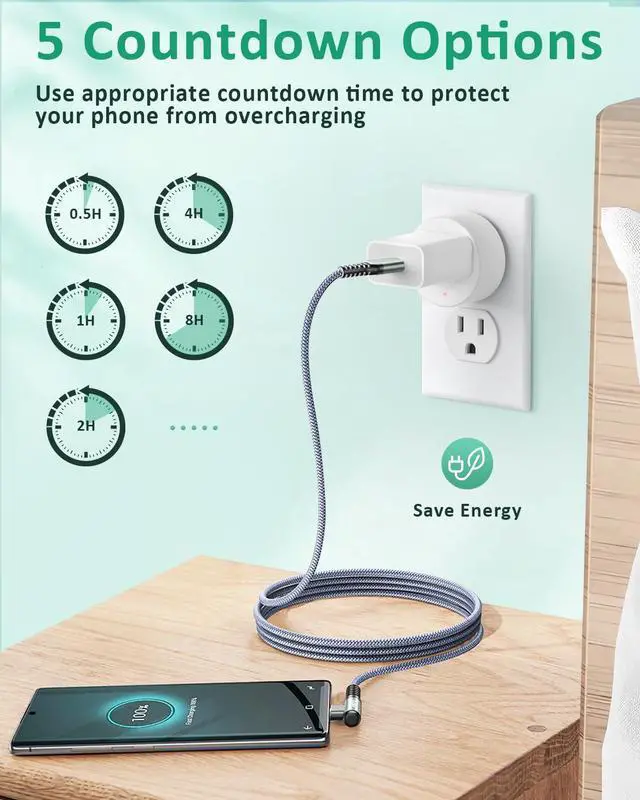 Alt view image 2 of 7 - Remote Control Outlet Plug with Countdown Function, 15A/1500W, 500 Feet RF Range Wireless Light Switch, No Wiring Needed Remote Outlet for Small Electrical Appliance,3 Outlets & 1 Remote
