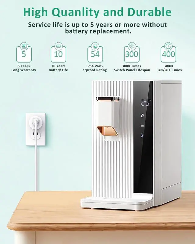 Alt view image 5 of 7 - Remote Control Outlet Plug with Countdown Function, 15A/1500W, 500 Feet RF Range Wireless Light Switch, No Wiring Needed Remote Outlet for Small Electrical Appliance,3 Outlets & 1 Remote