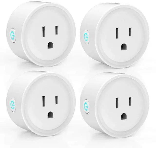 Main image of Avatar Controls Smart Plugs Wi-Fi Outlet 4 Pack - Smart Plugs That Work with Alexa/Google Home/Smart Life, Timer ON/Off Plug, Schedule Built-in App, Mini Wireless Socket, No Hub Required