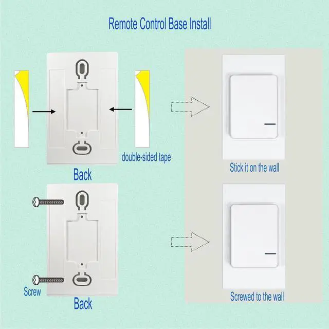 Alt view image 4 of 7 - Remote Control Outlet Plug 1250W/10A for Household Appliances,Remote Outlet Switch for Lights/Fans/Christmas Lights/Small ApplianceUp to 100 ft remote range,No Wiring Needed, No Wi-Fi Required.