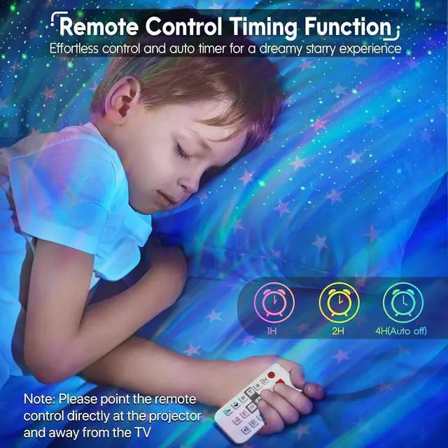 Alt view image 5 of 7 - Rossetta Astronaut Projector, Space Projector Galaxy Projector for Bedroom, Star Projector Night Light with Timer and Remote, Kids Adults Room Decor Aesthetic, Gifts for Christmas, Birthdays, White