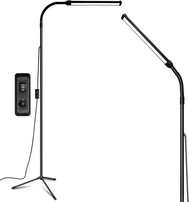 Main image of Led Floor Lamp for eyelash extensions Standing light Floor Lamps for Office Standing Lamp Brightness eyelash lamp tattoo Light Eye Caring Reading lamp for Bedroom makeup light lash light extension