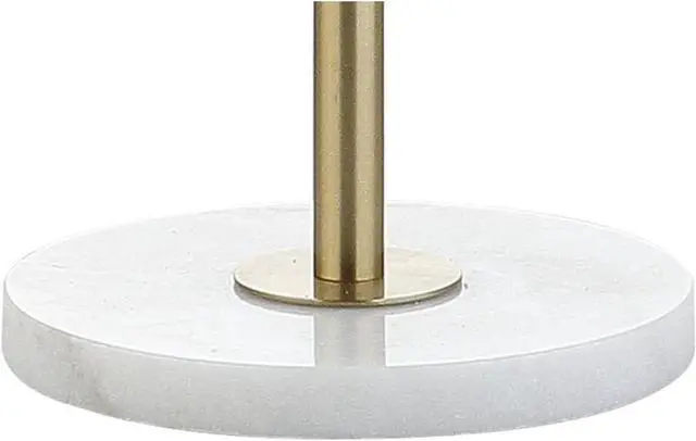 Alt view image 6 of 7 - JONATHAN Y JYL3022A June 65" Adjustable Metal/Marble LED Floor Lamp, Modern, Contemporary, Elegant, Glam, Office, Living Room, Family Room, Dining Room, Bedroom, Hallway, Foyer, Brass